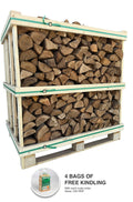 Kiln Dried Oak Logs (Standard Crate) + Free Kindling